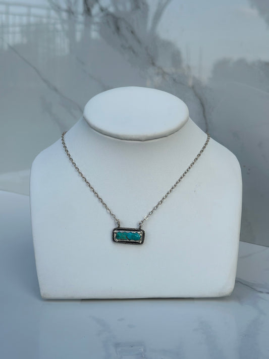 Rectangle Bar Necklace