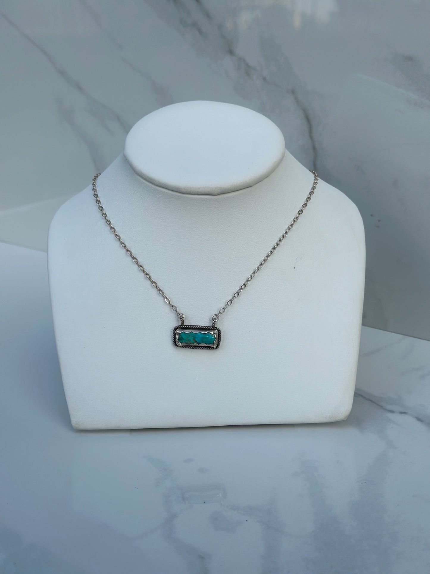 Rectangle Bar Necklace