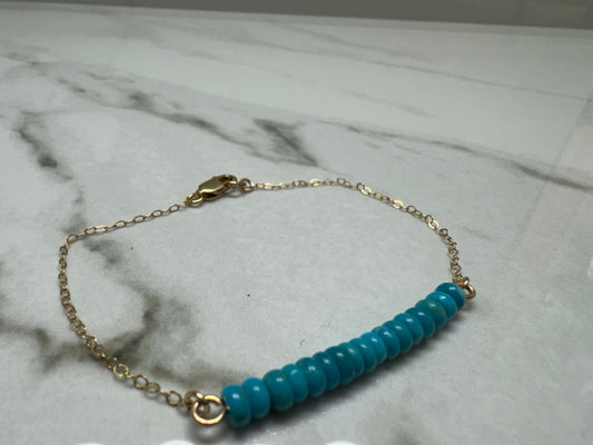 Beaded Gold-Fill Bracelet
