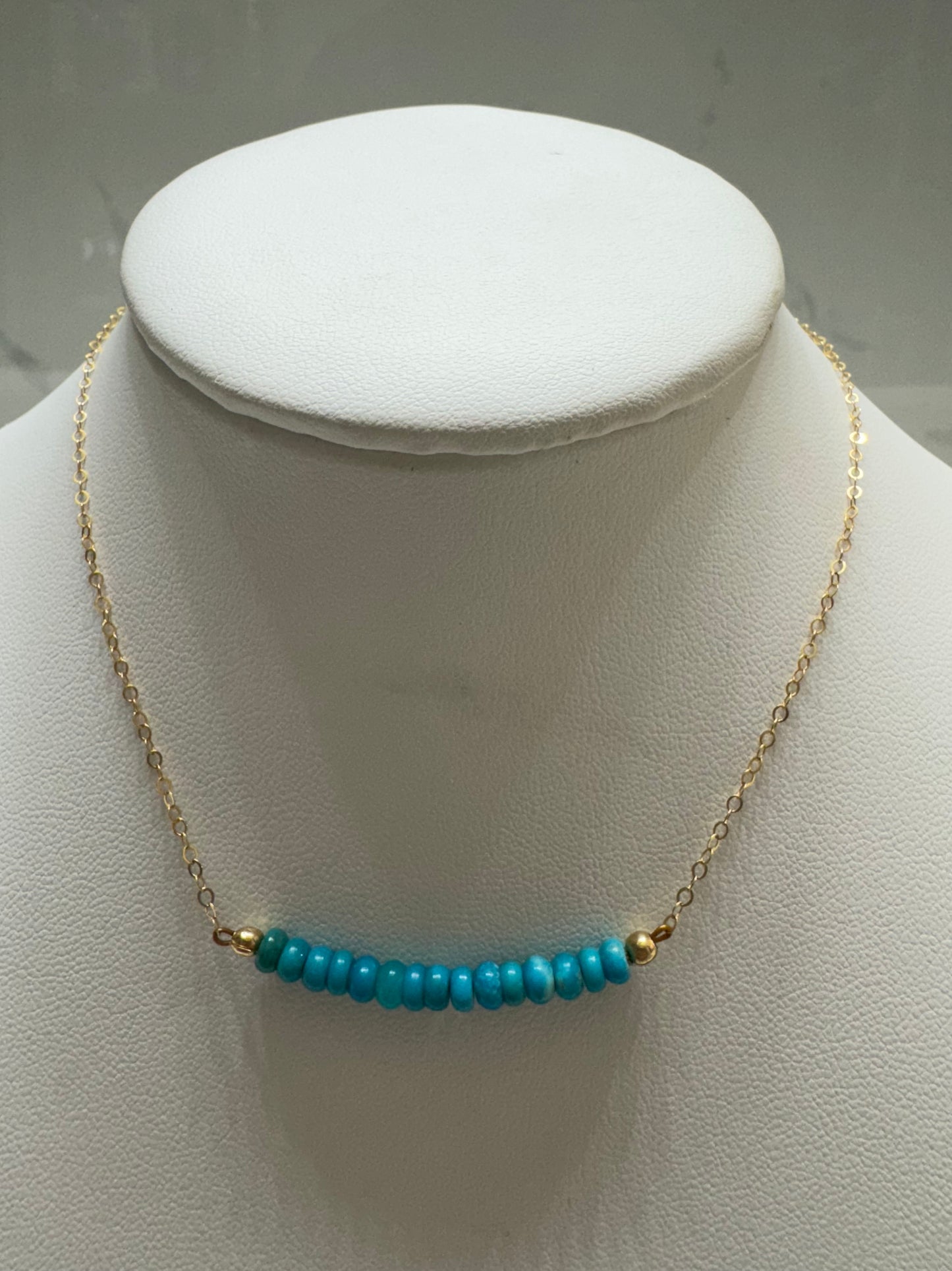 Beaded Gold-Fill Necklace